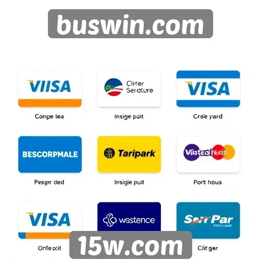 Métodos de pagamento oferecidos por buswin.com